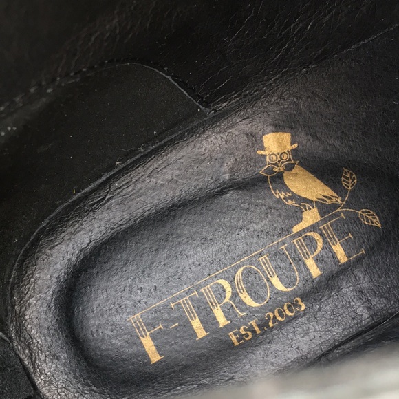 F-troupe Black Bow Faux Crystal Shoes Sz 40 Fits US 9 or 9.5 - Picture 8 of 11